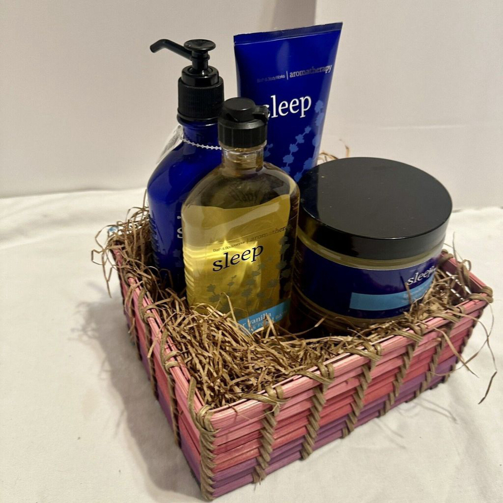 Bath & Body Works Aromatherapy Sleep Lavender Vanilla DISCONTINUED NEW RARE SET